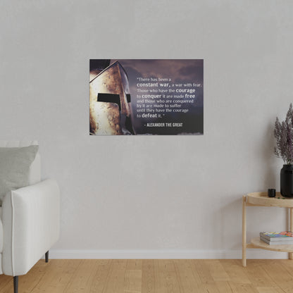 Stoic Warrior Canvas - Conquer Fear