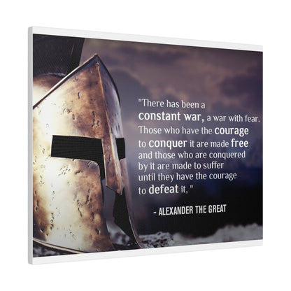 Stoic Warrior Canvas - Conquer Fear