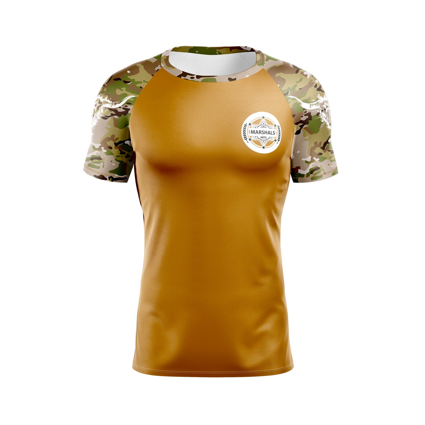 Marshal Coyote Brown/Camo Rashguard