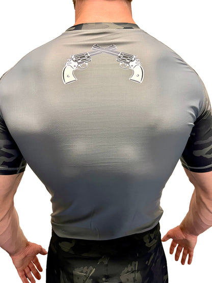 Marshal Black Camo/Grey Rashguard