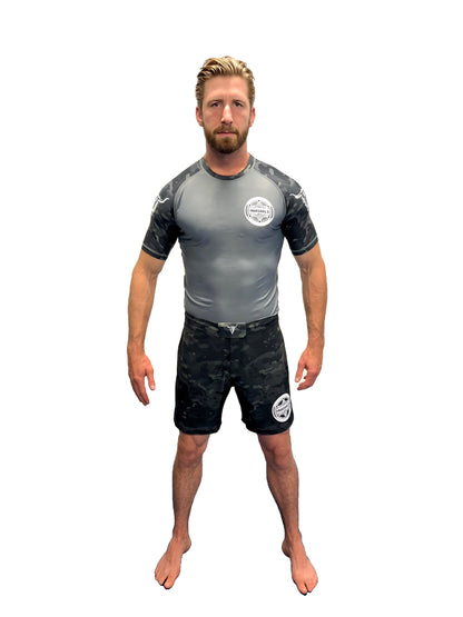 Marshal Black Camo/Grey Rashguard