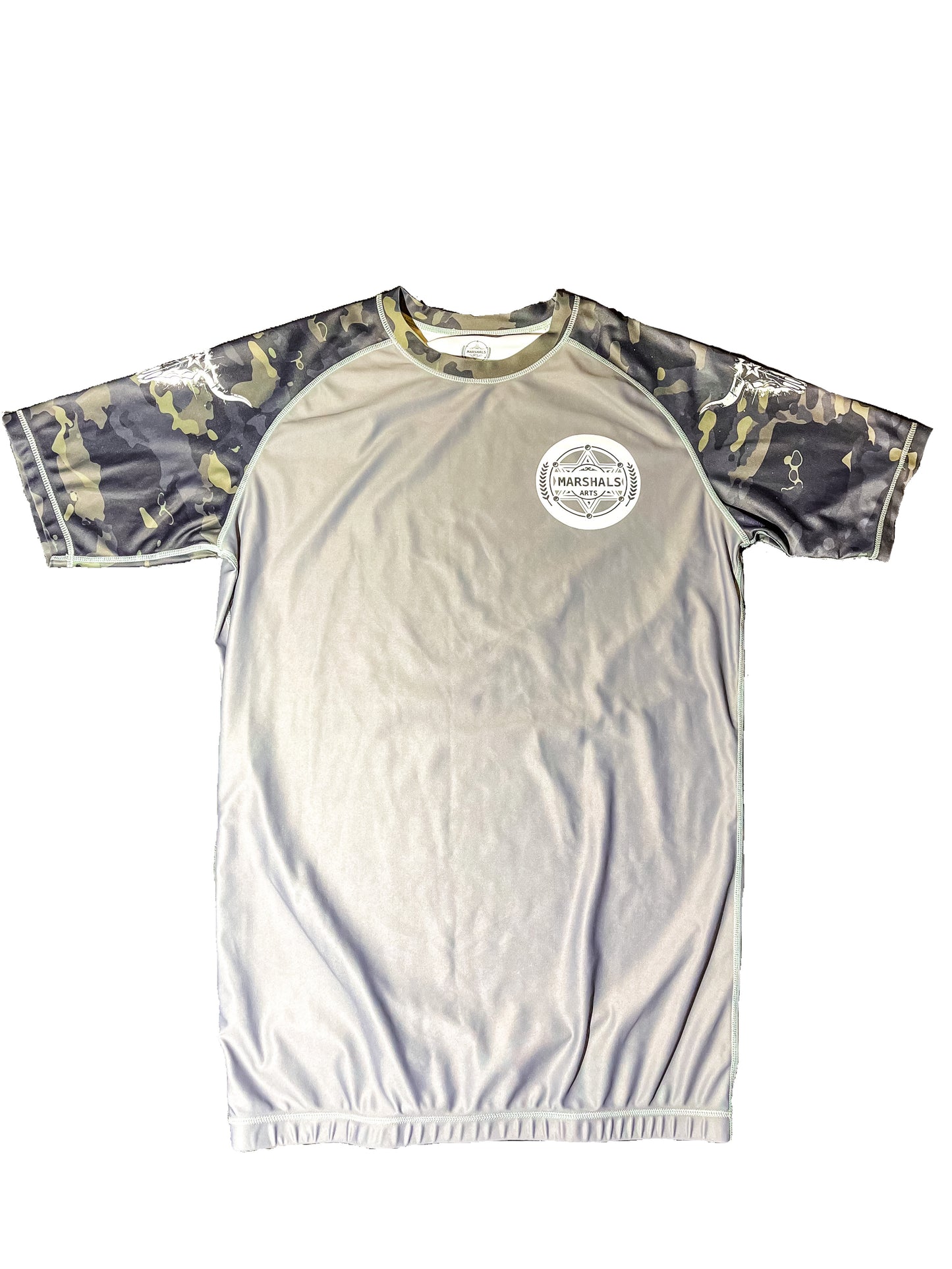 Marshals Arts Camo Rashguard Black - Marshals Arts