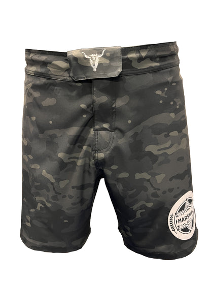 Marshal Black Camo Shorts