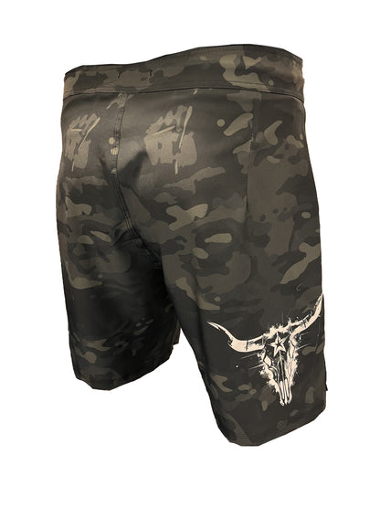 Marshal Black Camo Shorts