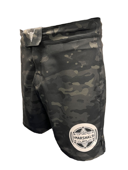 Marshal Black Camo Shorts